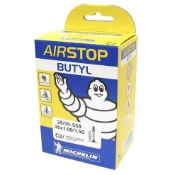 Michelin Airstop Butyl Tube Presta Length: 40mm 29x1.90-2.60