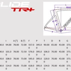 Pinarello Bolide TR+ Frameset -Glory Cycles Store Online Bolide TR Geometry 56851.1613707536