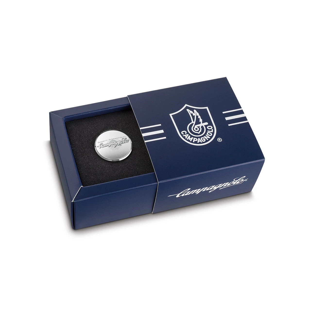Campagnolo "Brevetti Internazionali" Stem Cap Silver 3 Campagnolo "Brevetti Internazionali" Stem Cap Silver - Image 3