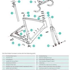 Chapter2 Toa Disc Frameset Glossy Black -Glory Cycles Store Online Chapter2 Toa Frame Parts 77831.1627339735