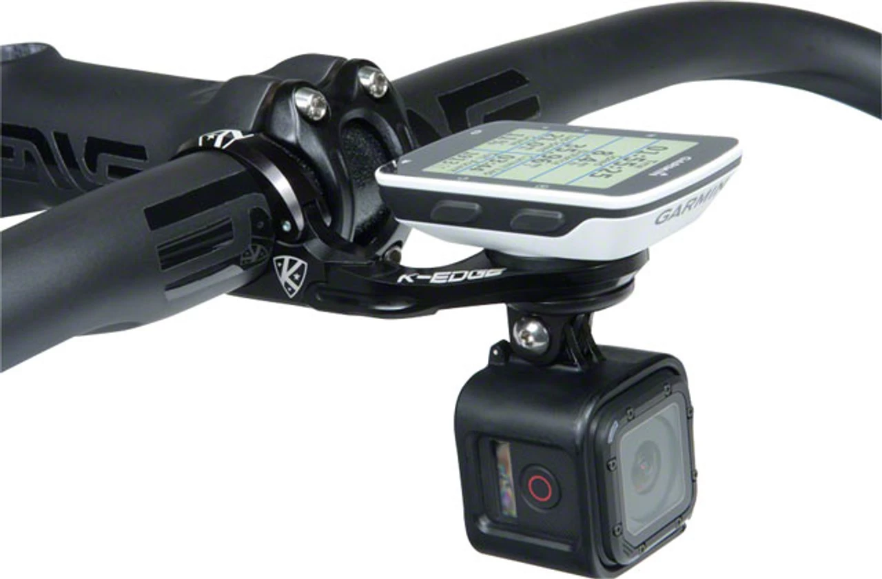 K-EDGE Aero Combo Handlebar Mount for Garmin Edge - 31.8mm - Black 2 K-EDGE Aero Combo Handlebar Mount for Garmin Edge - 31.8mm - Black - Image 2