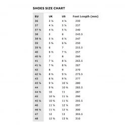 Fizik Infinito R1 Knit Road Shoe -Glory Cycles Store Online FizikShoeSizeChart 99637.1592509620