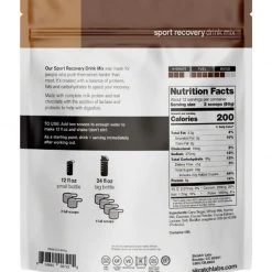 Skratch Labs Sport Recovery Drink Mix - 12 Servings -Glory Cycles Store Online Skratch Chocolate Recovery Mix Nutrition 00703.1576256614