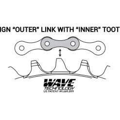 Praxis Direct Mount 3 Bolt Wave Tech -Glory Cycles Store Online WAVE CHAIN 23385.1602438436