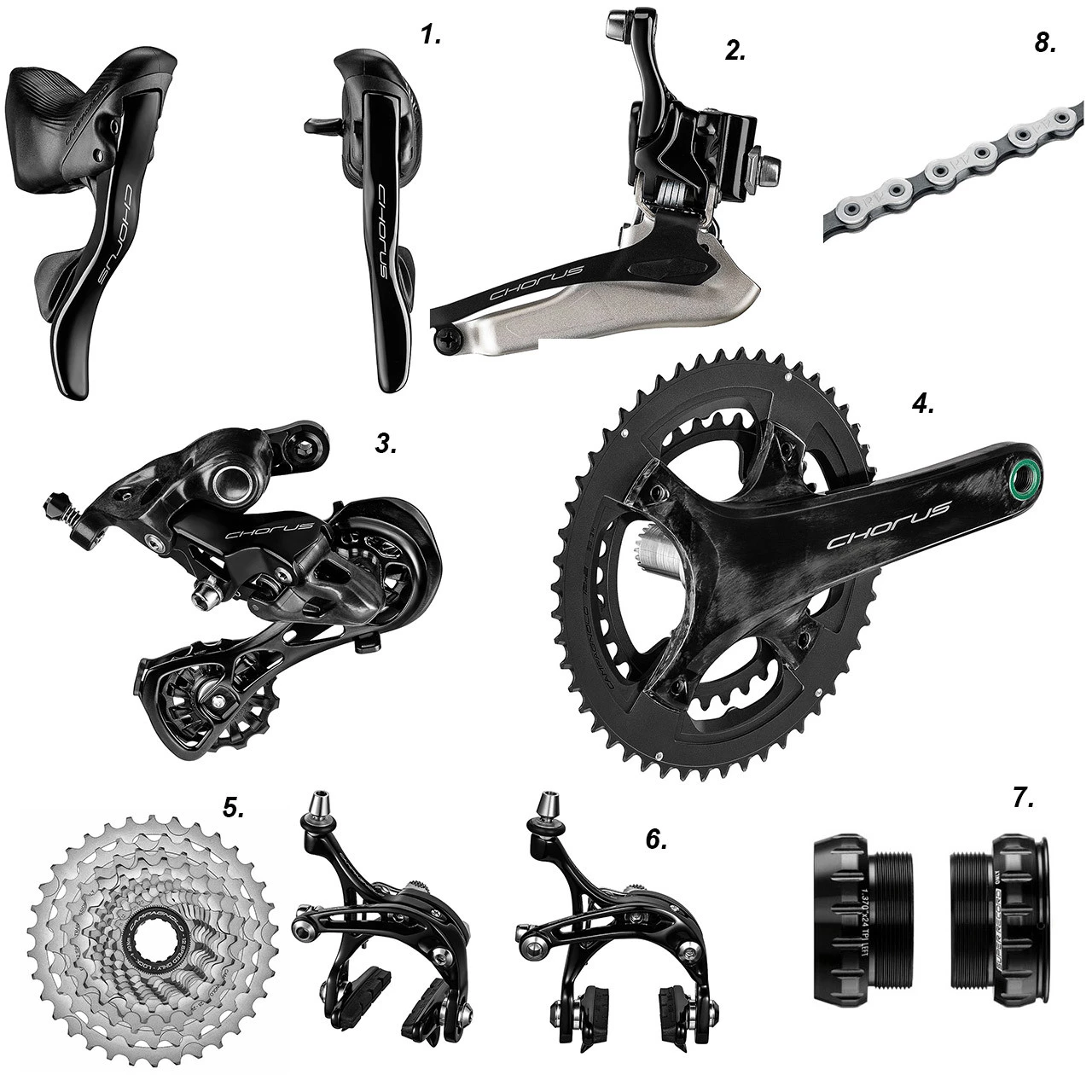 Campagnolo Chorus 12 speed Rim Brake Groupset 1 Campagnolo Chorus 12 speed Rim Brake Groupset