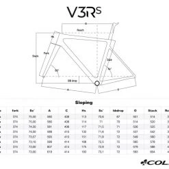 Colnago V3-RS Rim Brake Frameset -Glory Cycles Store Online colnago v3rs geometry 47497.1626202204