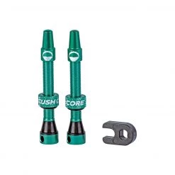 CushCore 44mm Valve Set -Glory Cycles Store Online cushcore tubeless valves turquoise 07226.1609034788